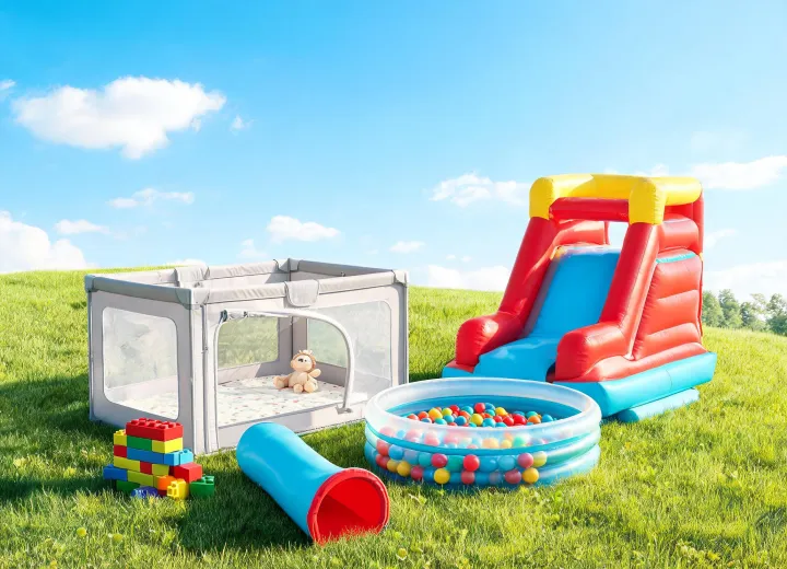 Portable outdoor play products